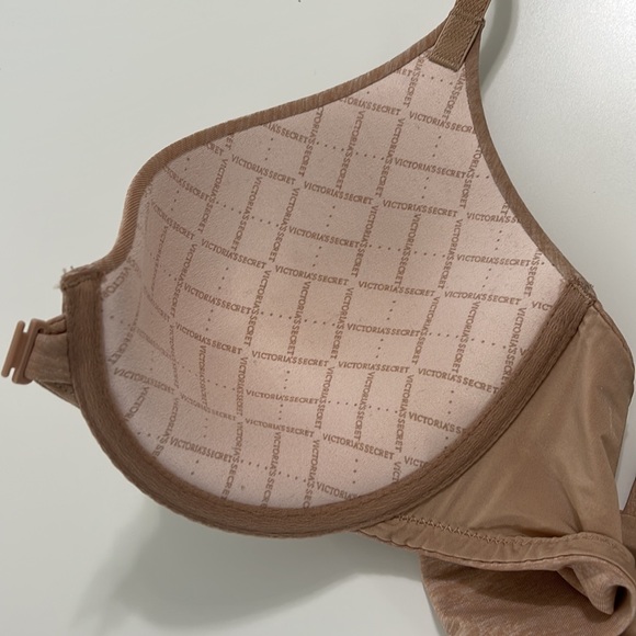 Victoria’s Secret Racerback Semi Demi Front Closure Size 32C Nude - Picture 6 of 7